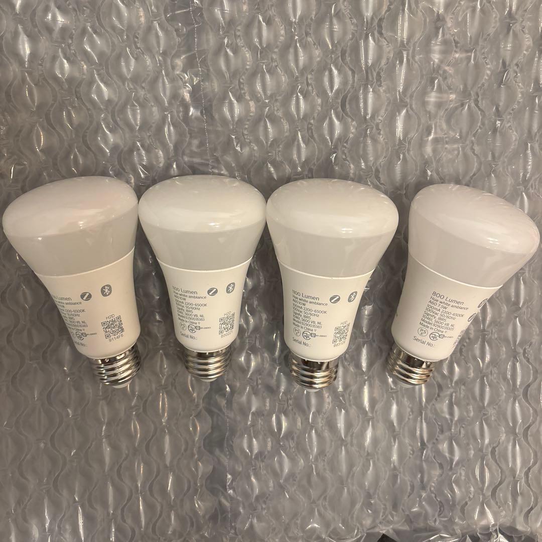 PHILIPS Hue LED電球 E26 4個セット