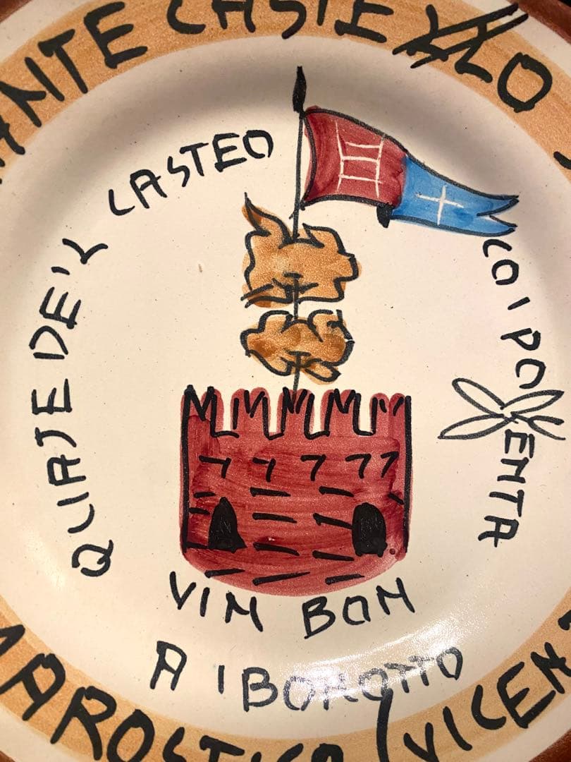 ブオンリコルド　イタリア製絵皿　1979 Marostica