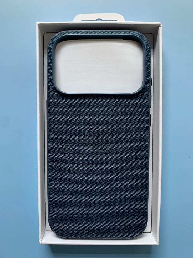 iPhone 17ProMax 美品未開封 テックウーブンケース ブルー