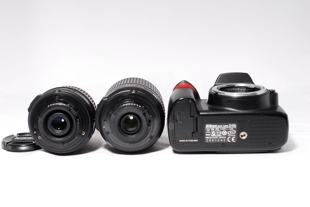 すぐ使える◆Nikon D40x◆標準＆望遠Wレンズ◆スマホ転送◆一眼レフカメラ