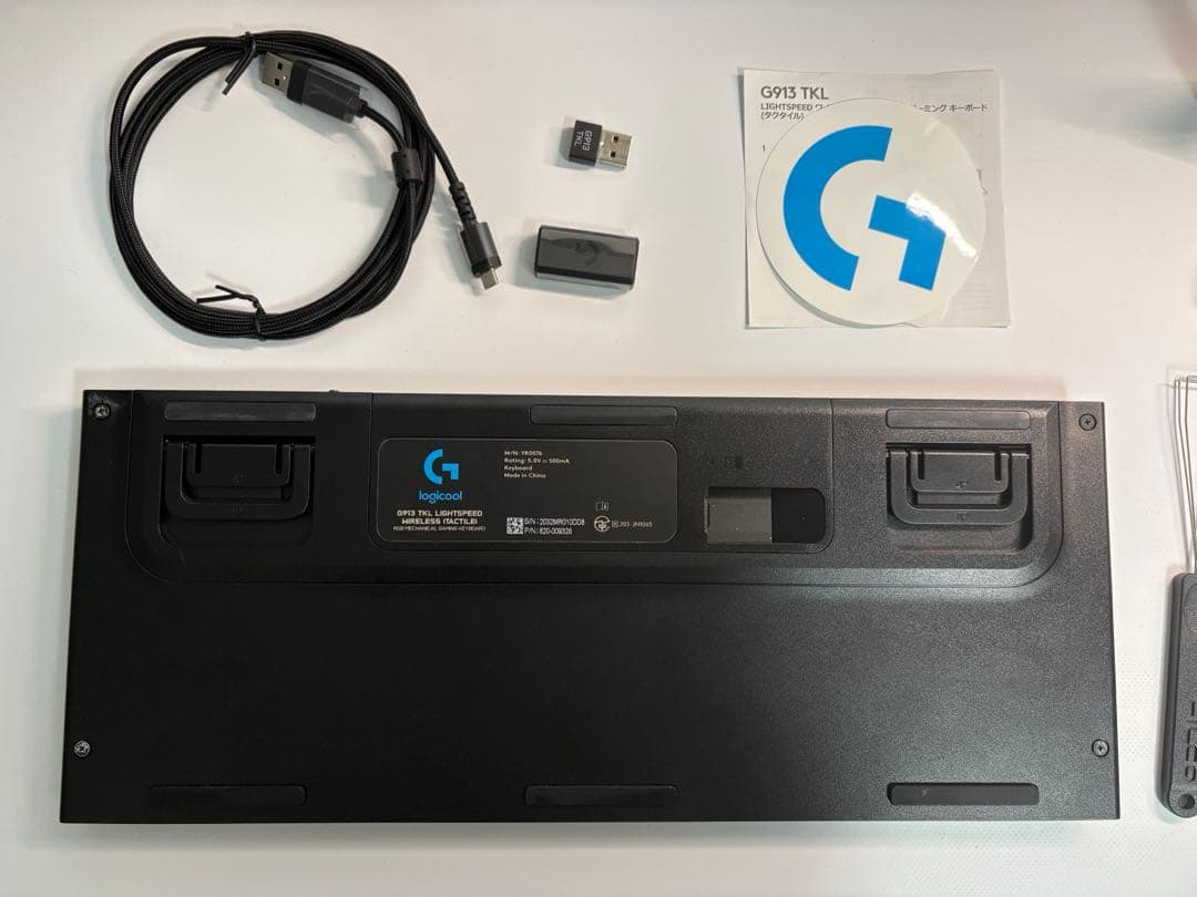 【美品清掃済み】Logicool G913TKL キーボード タクタイル 茶軸