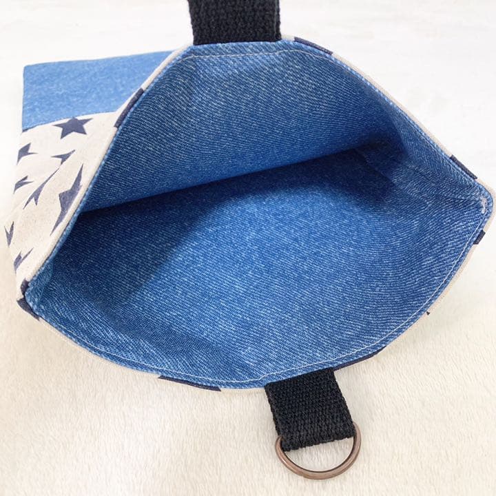 送料無料❤【入園・入学】高学年まで使えるシンプルデニム×星柄お買い得5点セット