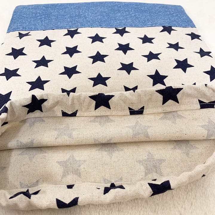 送料無料❤【入園・入学】高学年まで使えるシンプルデニム×星柄お買い得5点セット