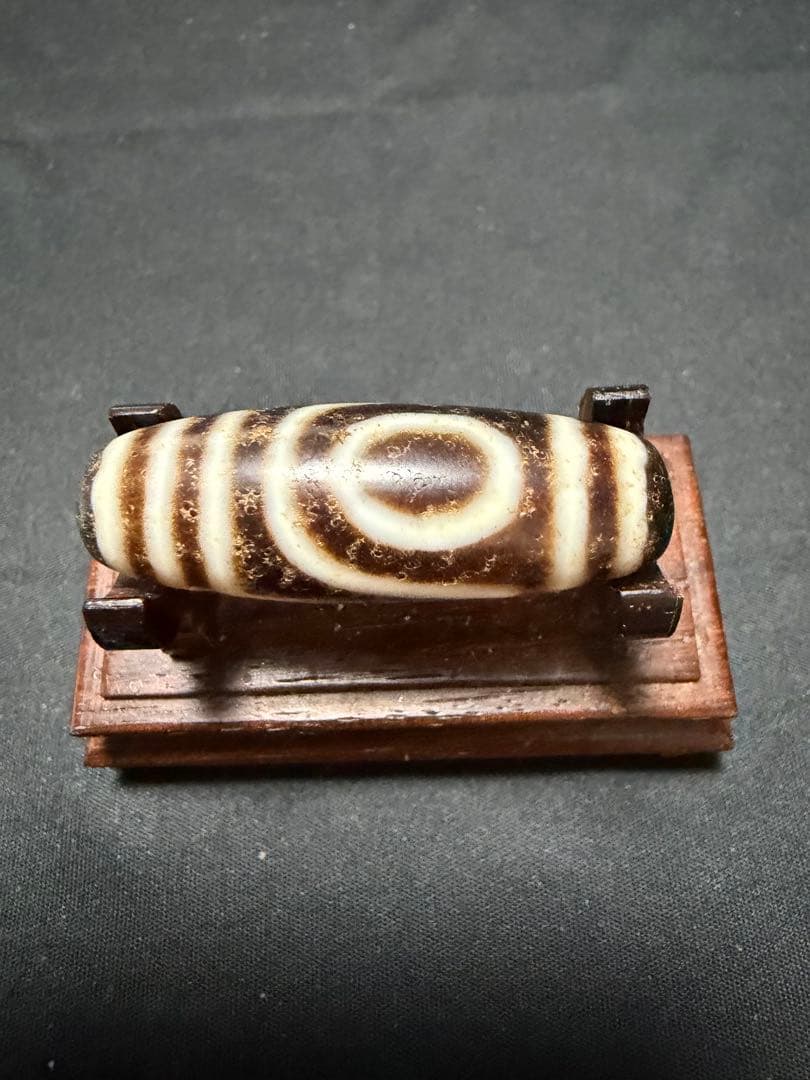 秘蔵天珠‼️西蔵老礦古代伝承二眼天珠