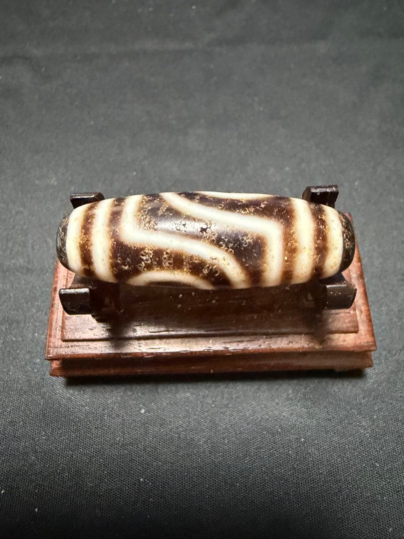 秘蔵天珠‼️西蔵老礦古代伝承二眼天珠