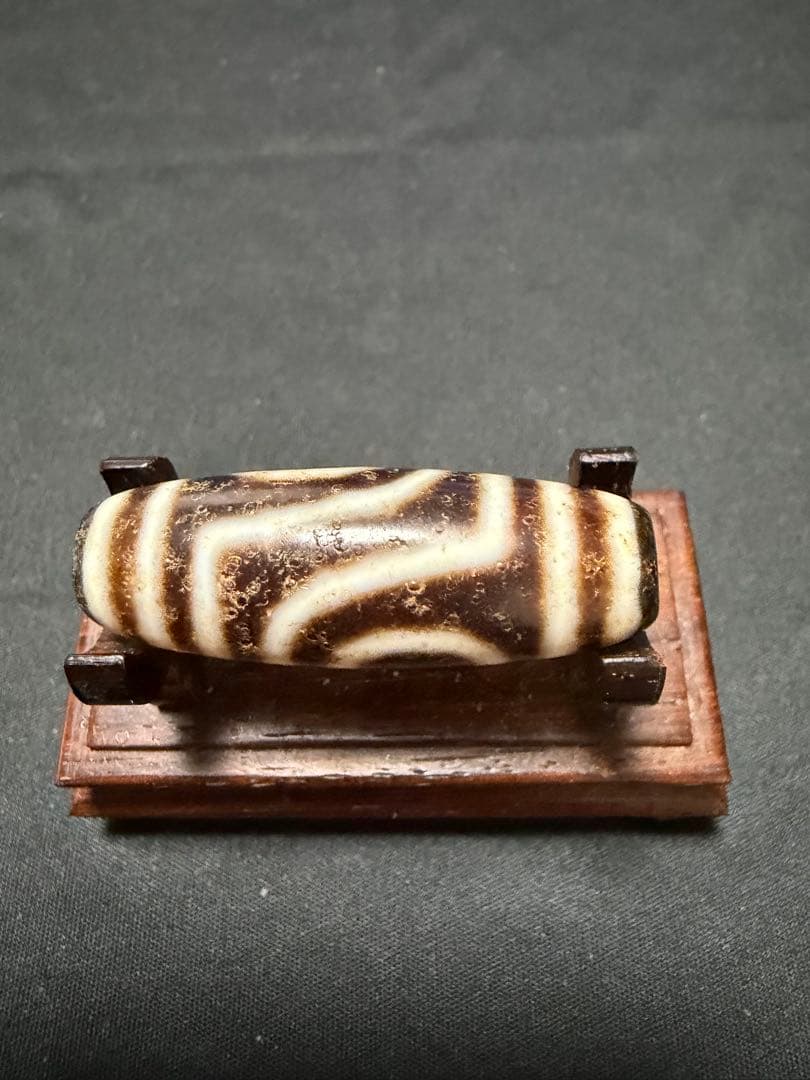 秘蔵天珠‼️西蔵老礦古代伝承二眼天珠