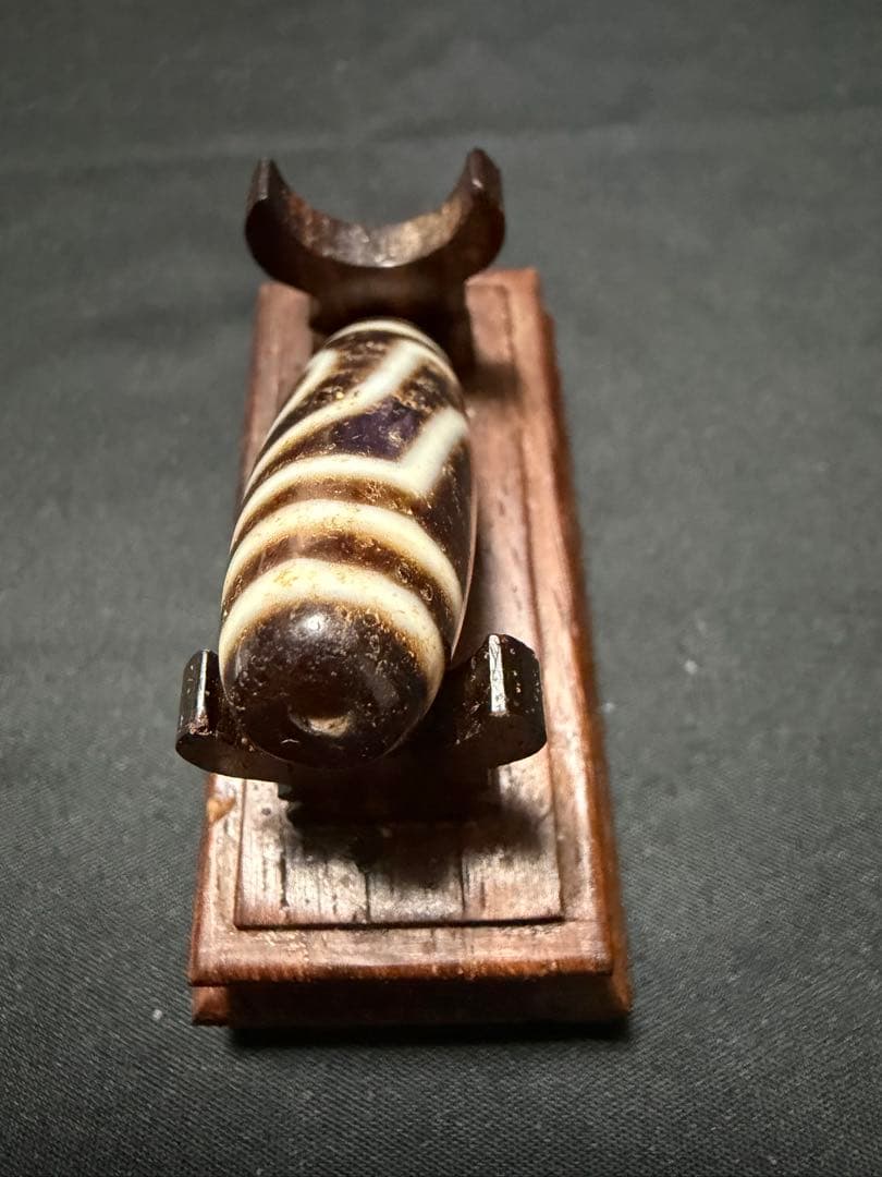 秘蔵天珠‼️西蔵老礦古代伝承二眼天珠