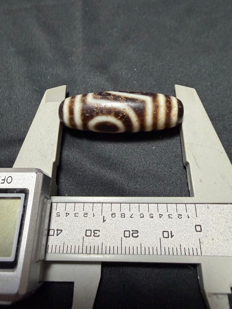 秘蔵天珠‼️西蔵老礦古代伝承二眼天珠