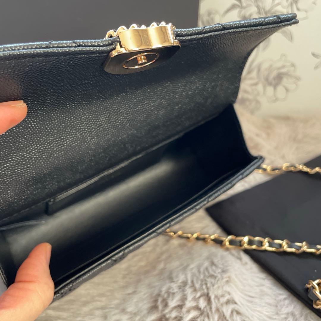 【専用購入で1000円引き】CHANEL チェーンショルダーバッグ　キルティング