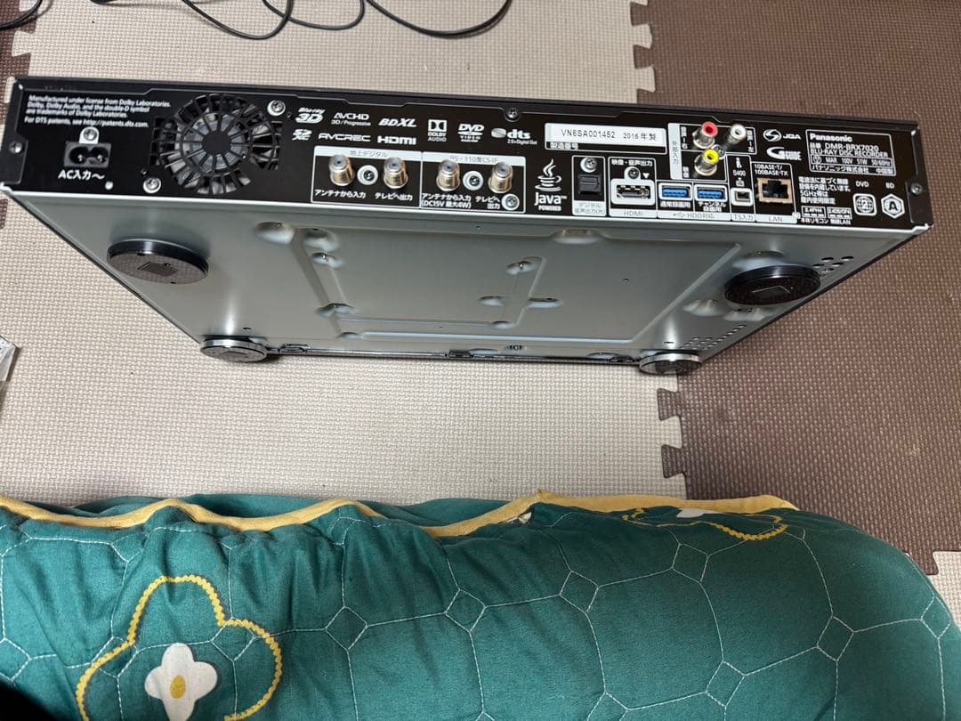 パナソニック【DMR-BRX7020】ブルーレイレコーダー・7TB・16年製