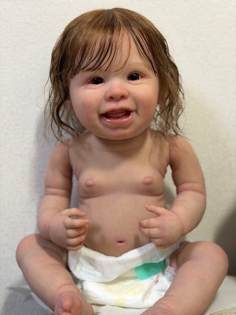 【リボーンドール】笑顔が可愛いリボーンドールベビー