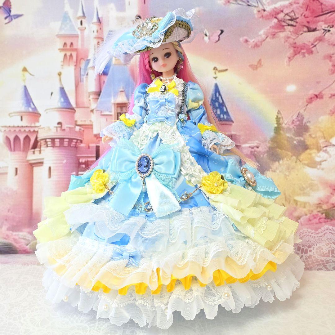 リカちゃんの洋服♡ハンドメイド♡27センチドールドレス