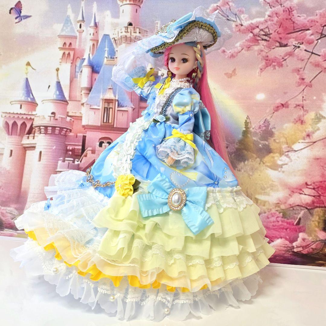 リカちゃんの洋服♡ハンドメイド♡27センチドールドレス