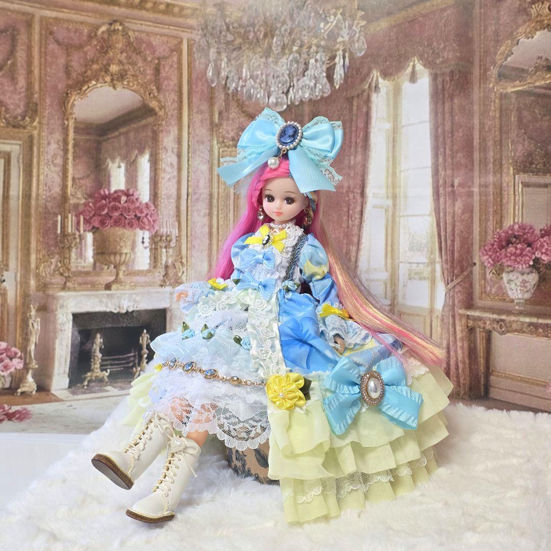 リカちゃんの洋服♡ハンドメイド♡27センチドールドレス