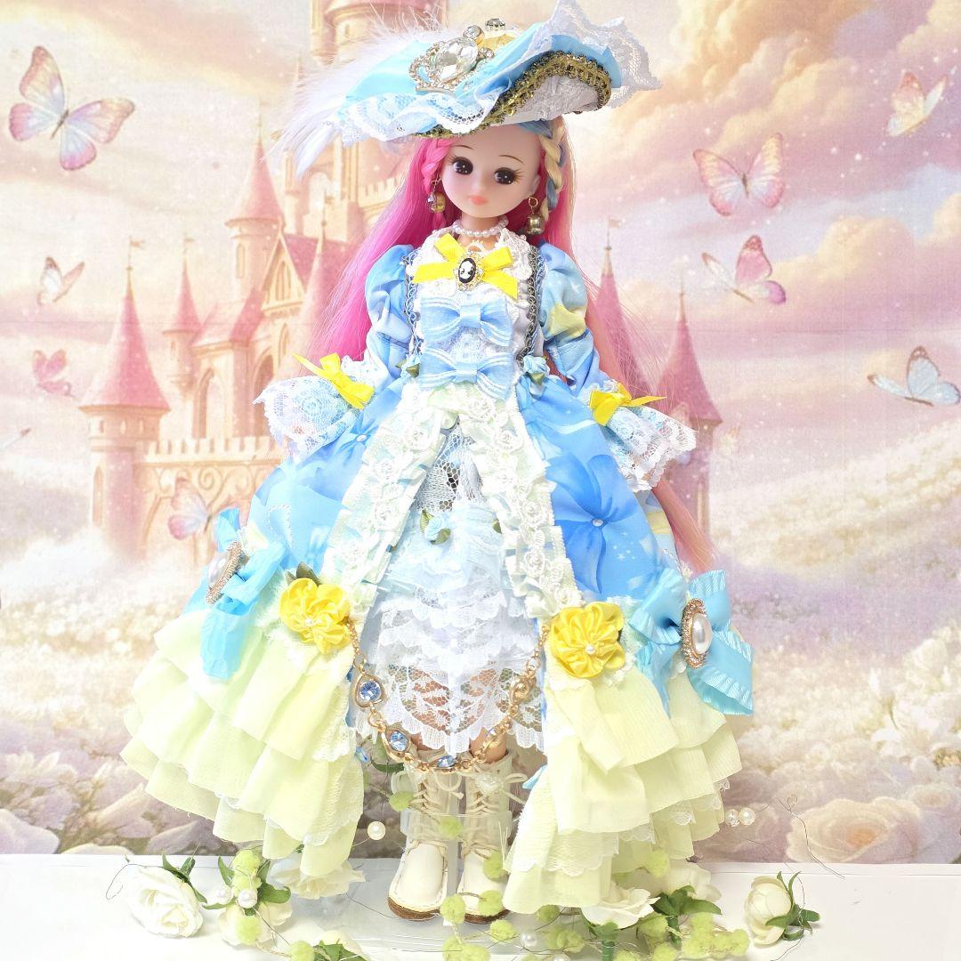 リカちゃんの洋服♡ハンドメイド♡27センチドールドレス