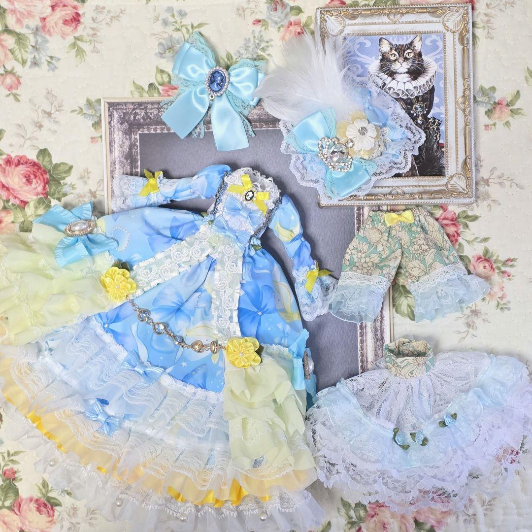 リカちゃんの洋服♡ハンドメイド♡27センチドールドレス