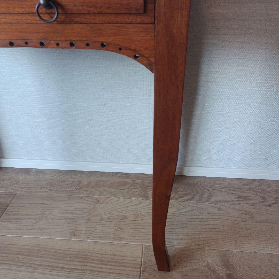 【 ギギliving 】 チーク無垢材 デスク 猫足