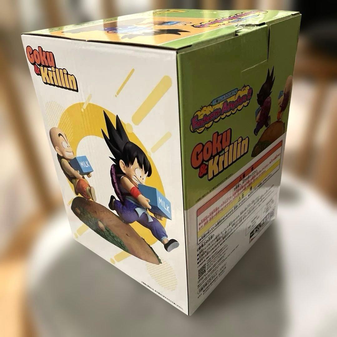 m*a様 一番くじ　ドラゴンボール　A賞　孫悟空＆クリリン牛乳配達フィギュア