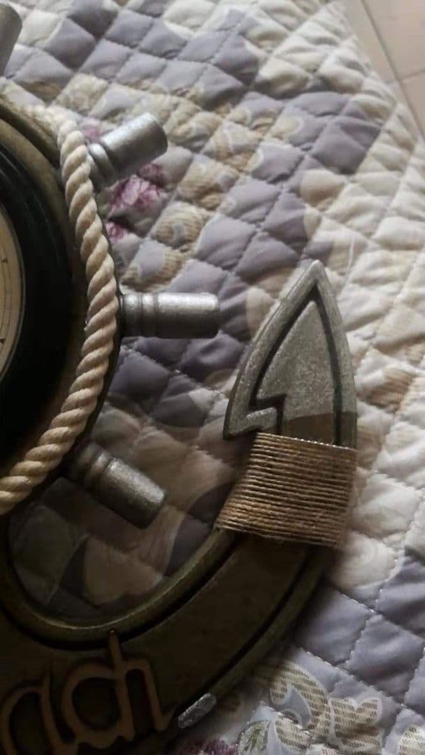 地中海風ミュートート時計柱時計