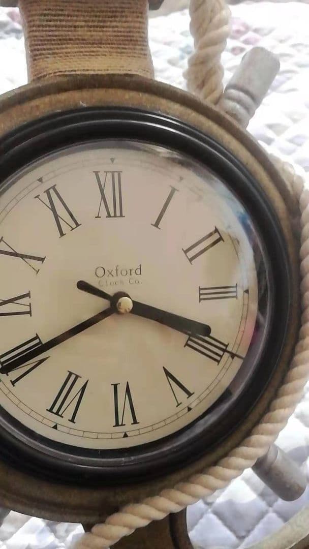 地中海風ミュートート時計柱時計