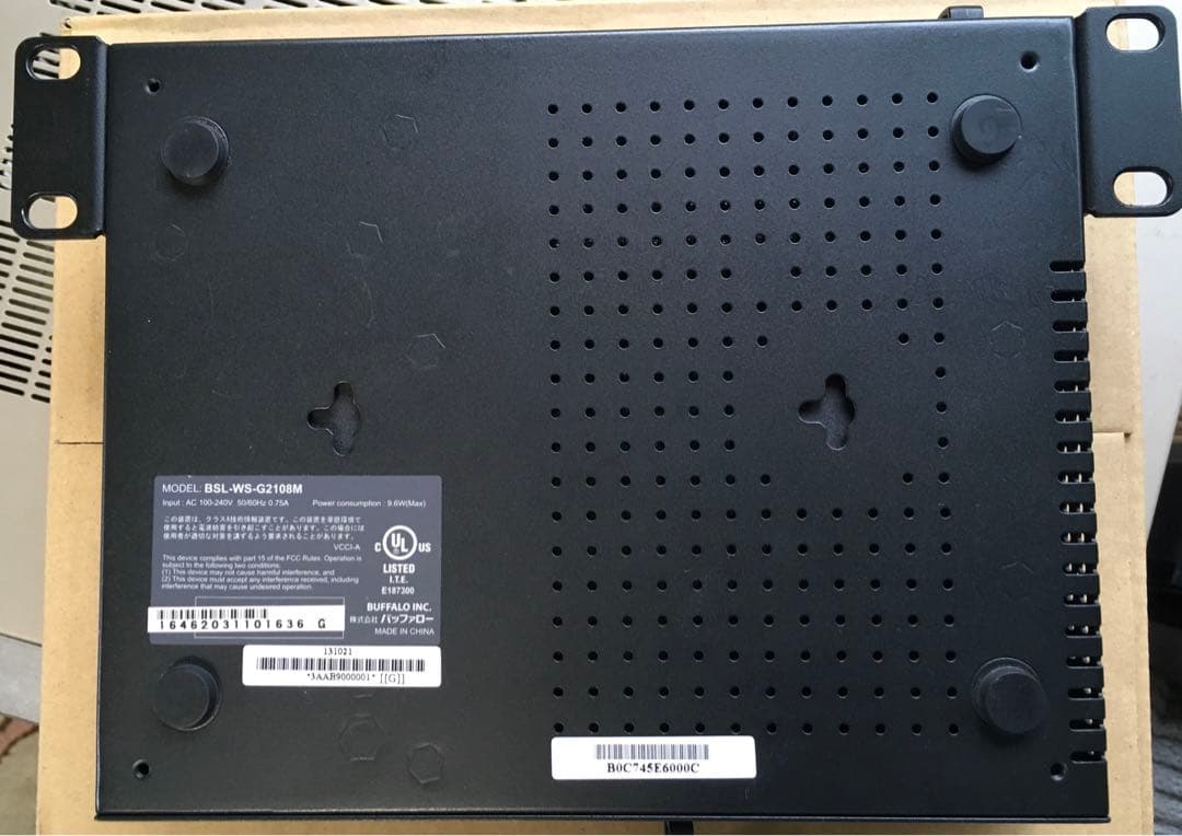BUFFALO BSL-WS-G2108M バファロー8ポートスイッチングハブ