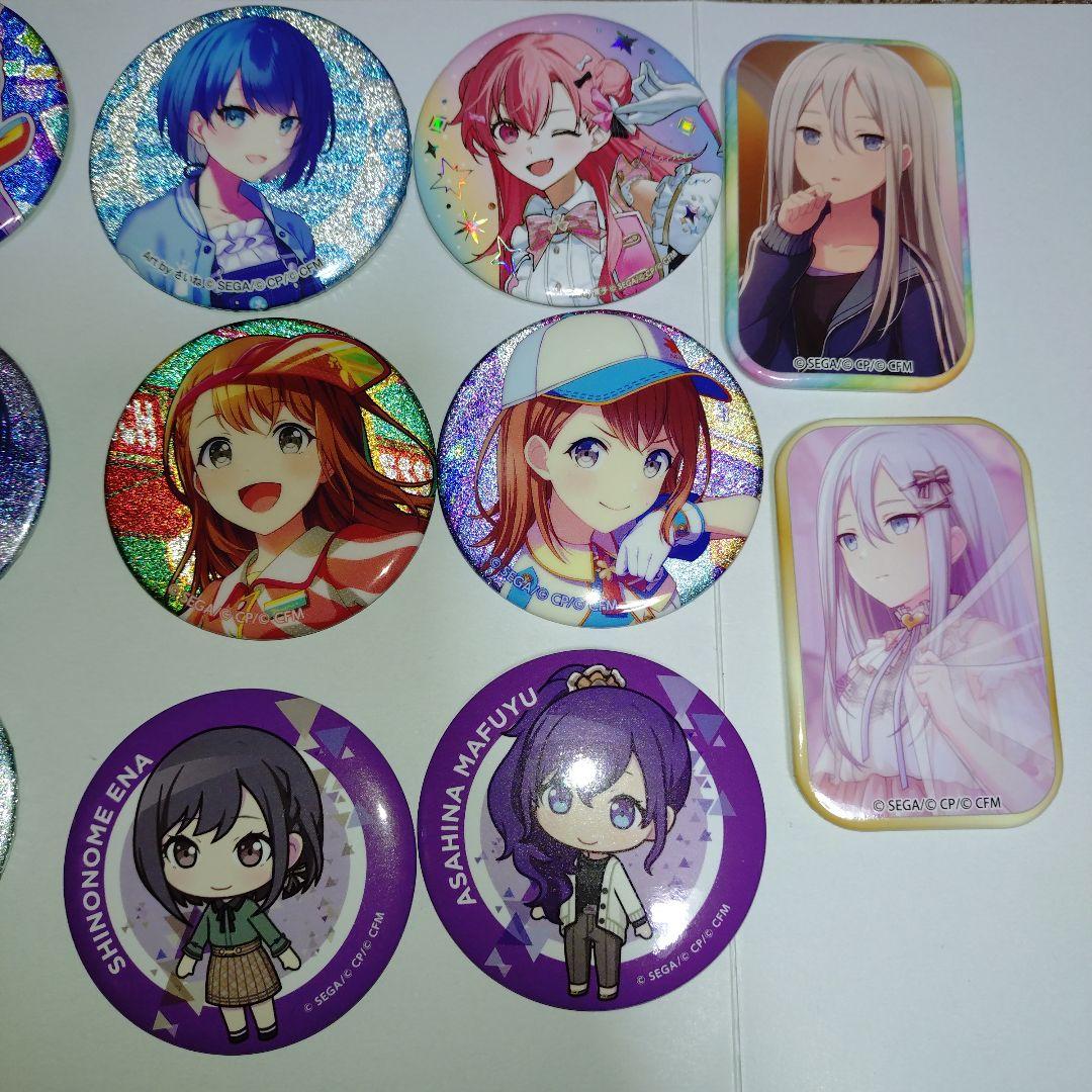 プロセカ 缶バッジ グリ缶 スクエア缶 まとめ売り