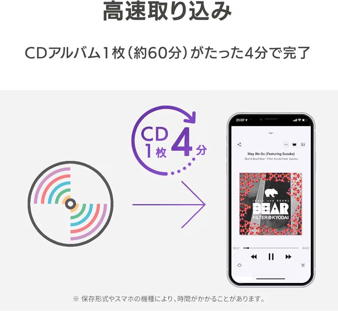 【アイ・オー・データ】CDレコ5s（CD-5WEシリーズ）