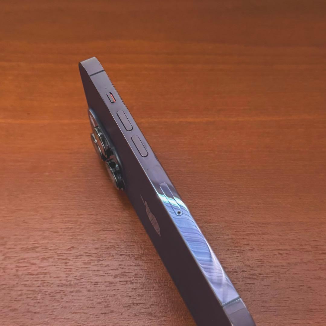 【美品】Apple iPhone 14 Pro 128GBディープパープル 本体
