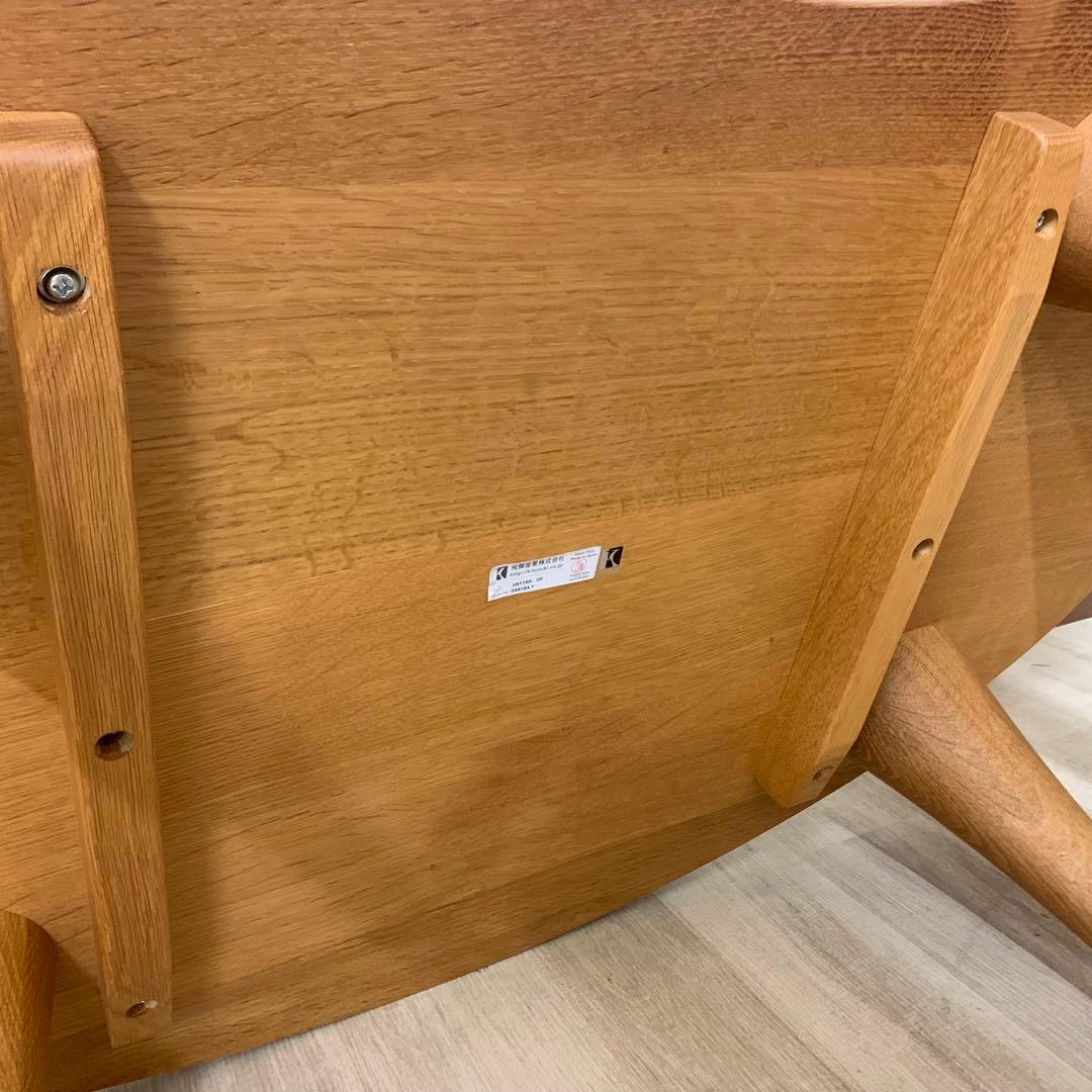 【美品】HIDA 飛騨産業 森のことば 豆型リビングテーブル センターテーブル