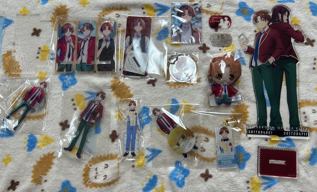 よう実　綾小路清隆　ようこそ実力至上主義の教室へ　アクリルスタンド　ぬいぐるみ