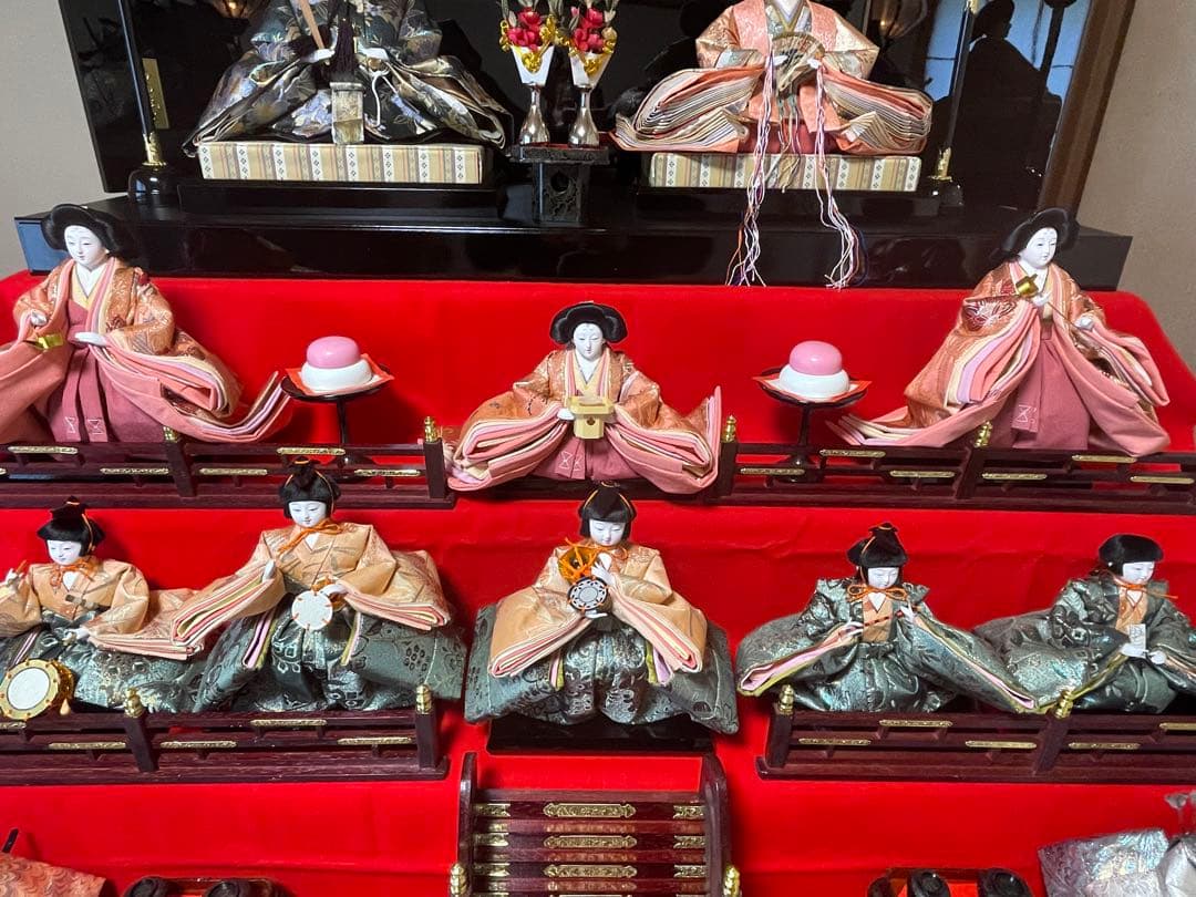 京都系 作家物 雛人形一式 人形司 鬼寿作 松慶雛 京雛殿上【引取り限定】