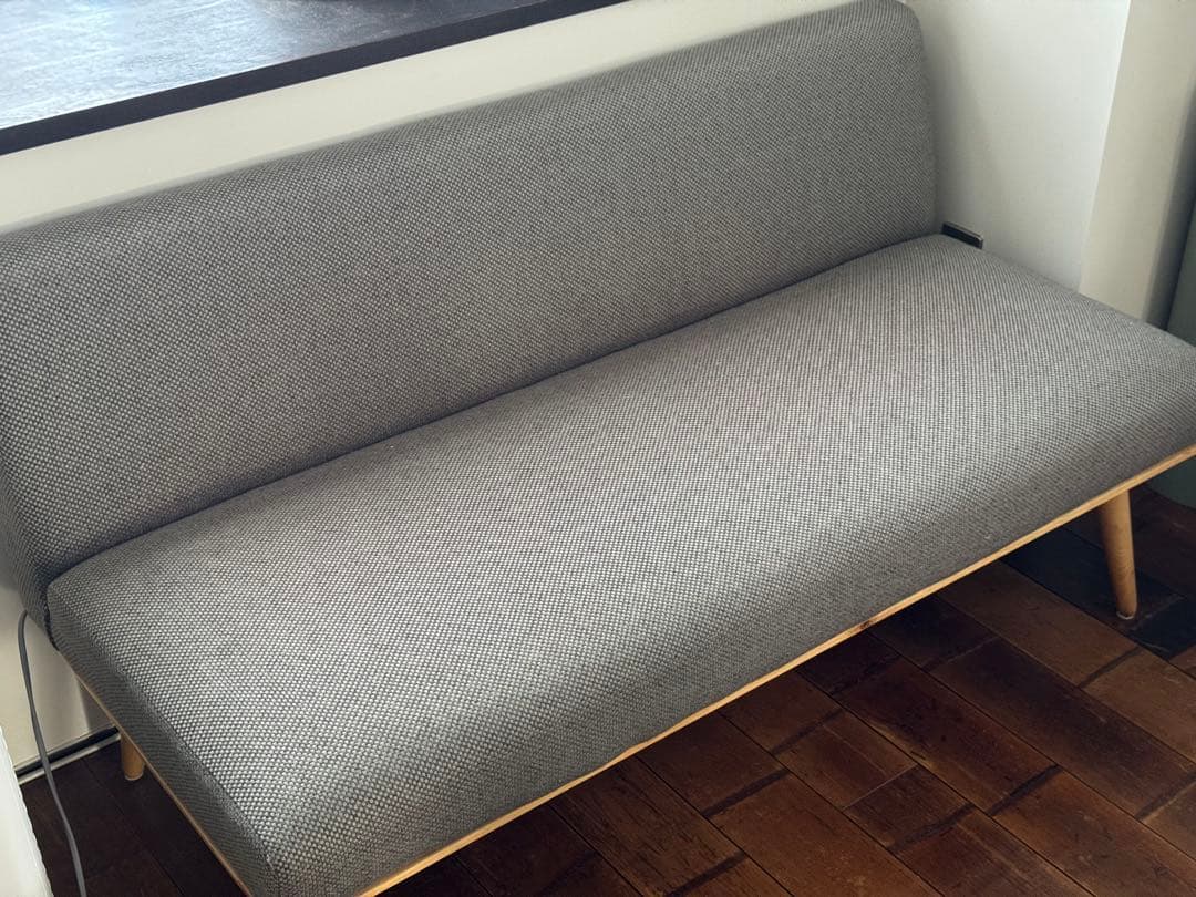 GART ソファ　2人掛け　グレー