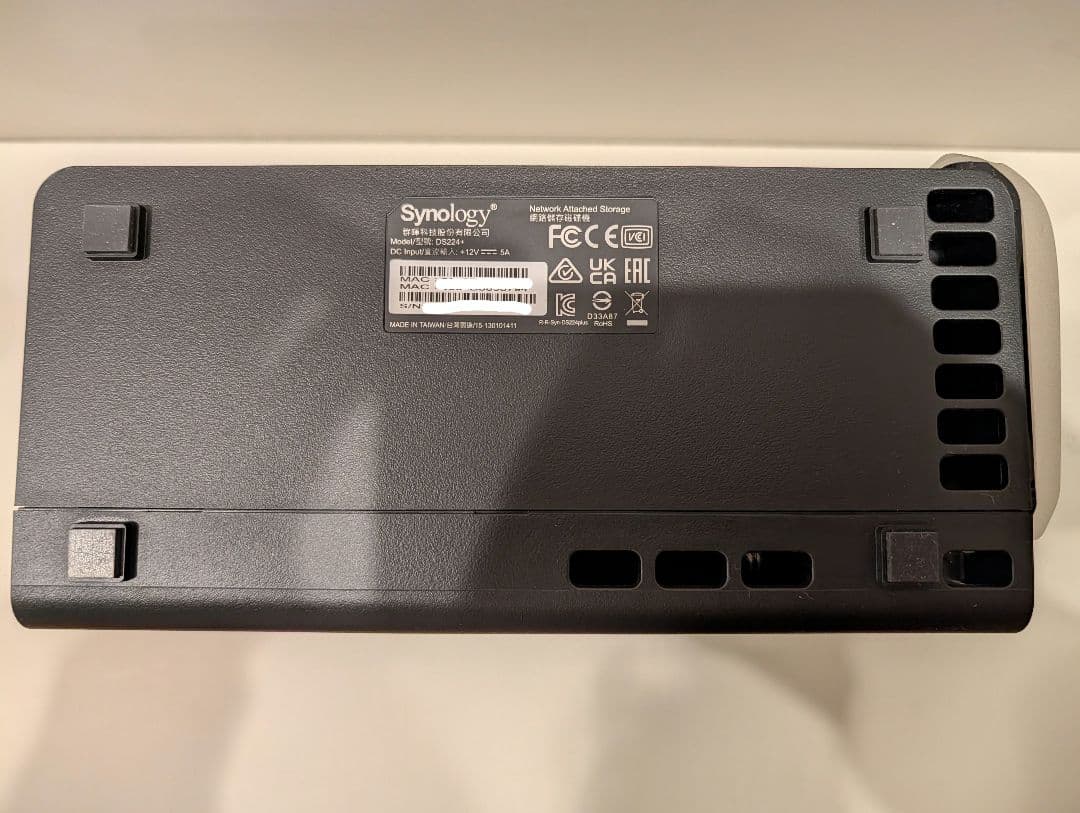 m*o様 Synology DS224+ NAS ディスクステーション
