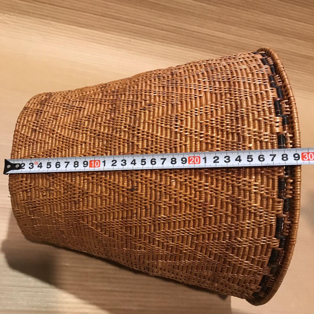 バリ島　アタ　バスケット かご　ゴミ箱　3
