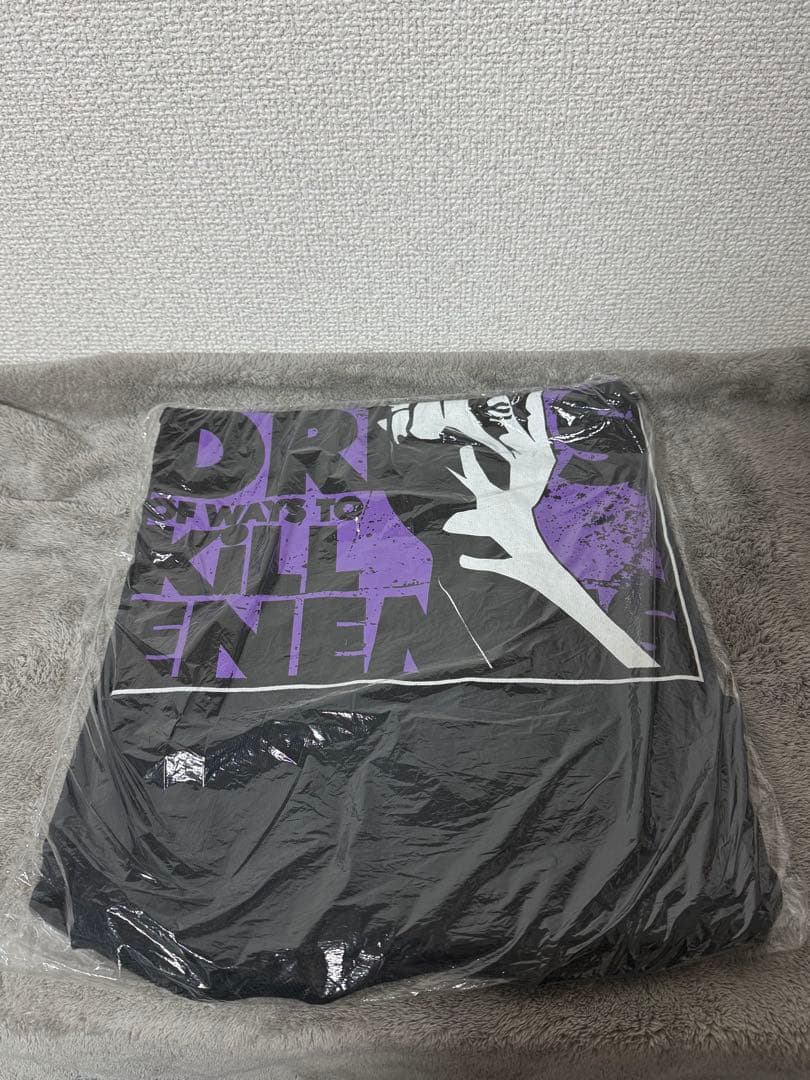 SiM 紫 グラフィック Tシャツ 合掌 デザイン