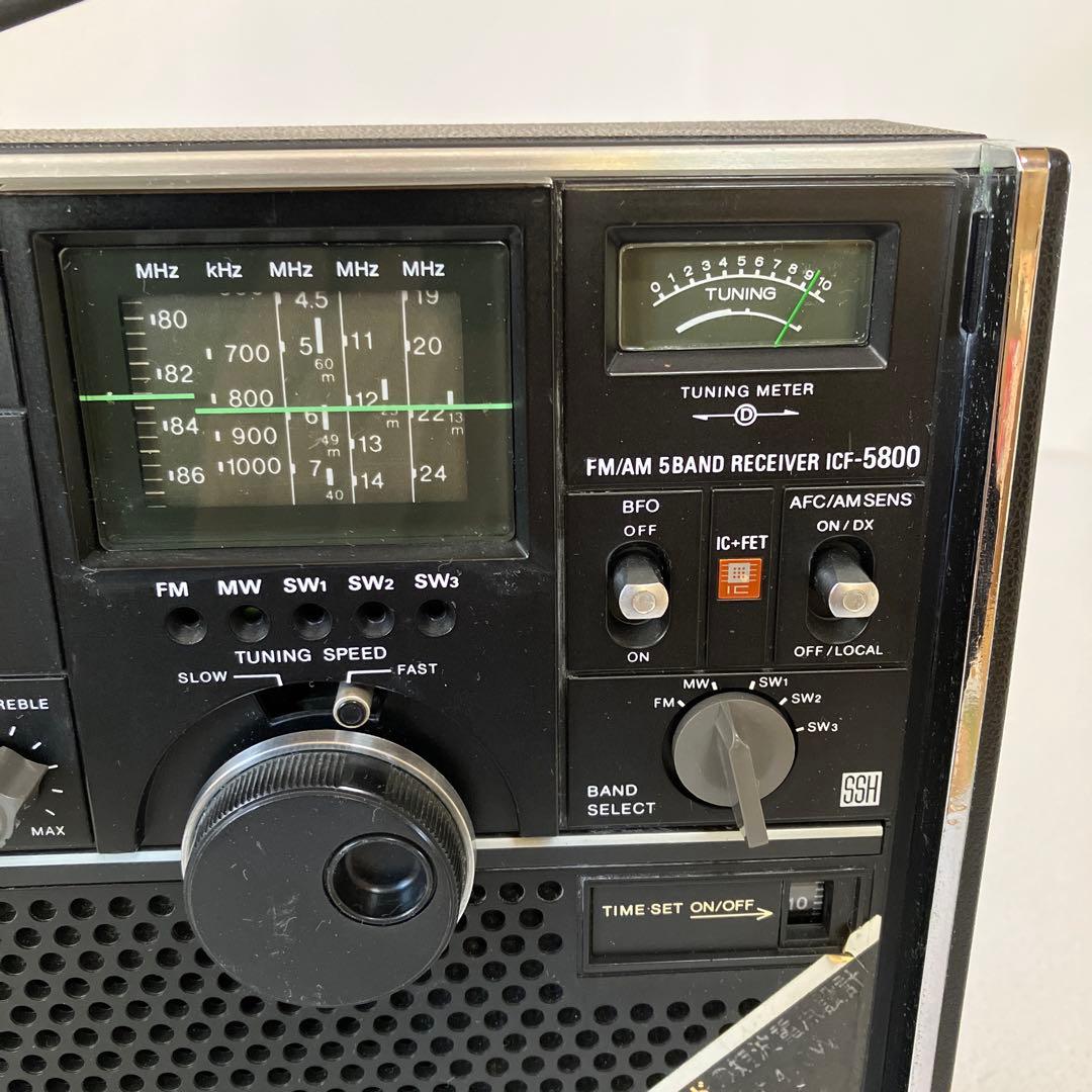 ソニーＢＣＬラジオ　スカイセンサー　　　　　５８００　　完動品