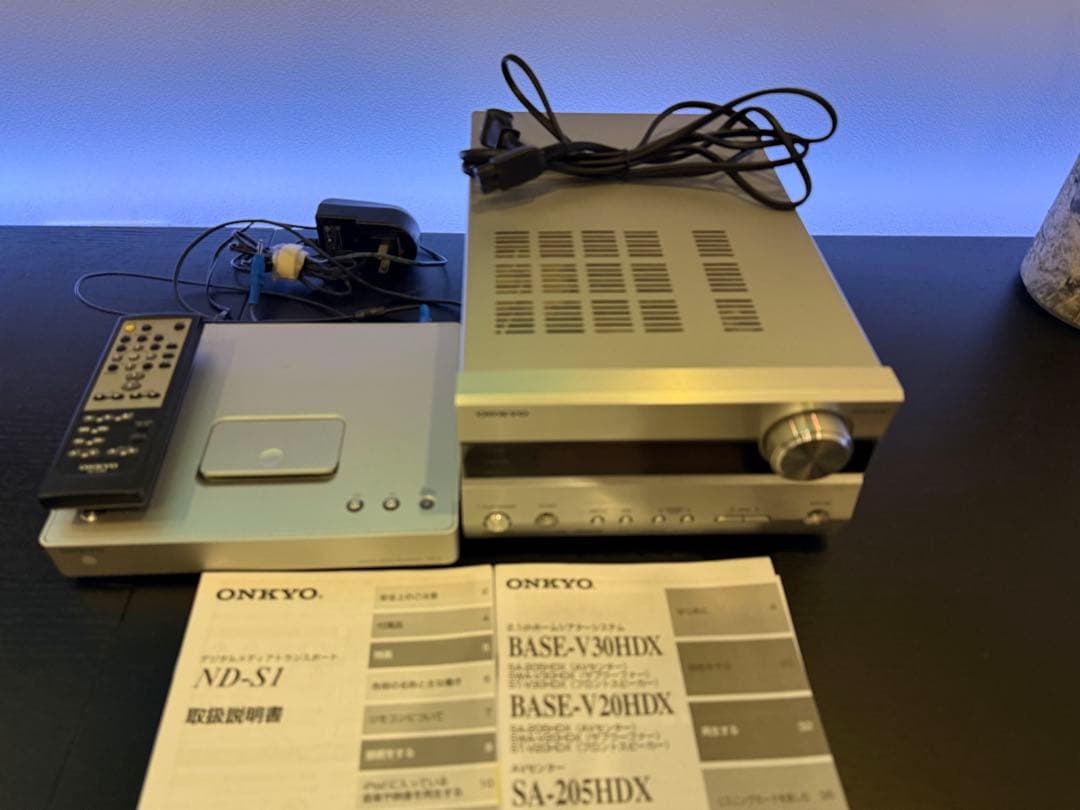 【動作済】ONKYO ND-S1 AVアンプ&デジタルメディアトランスポート