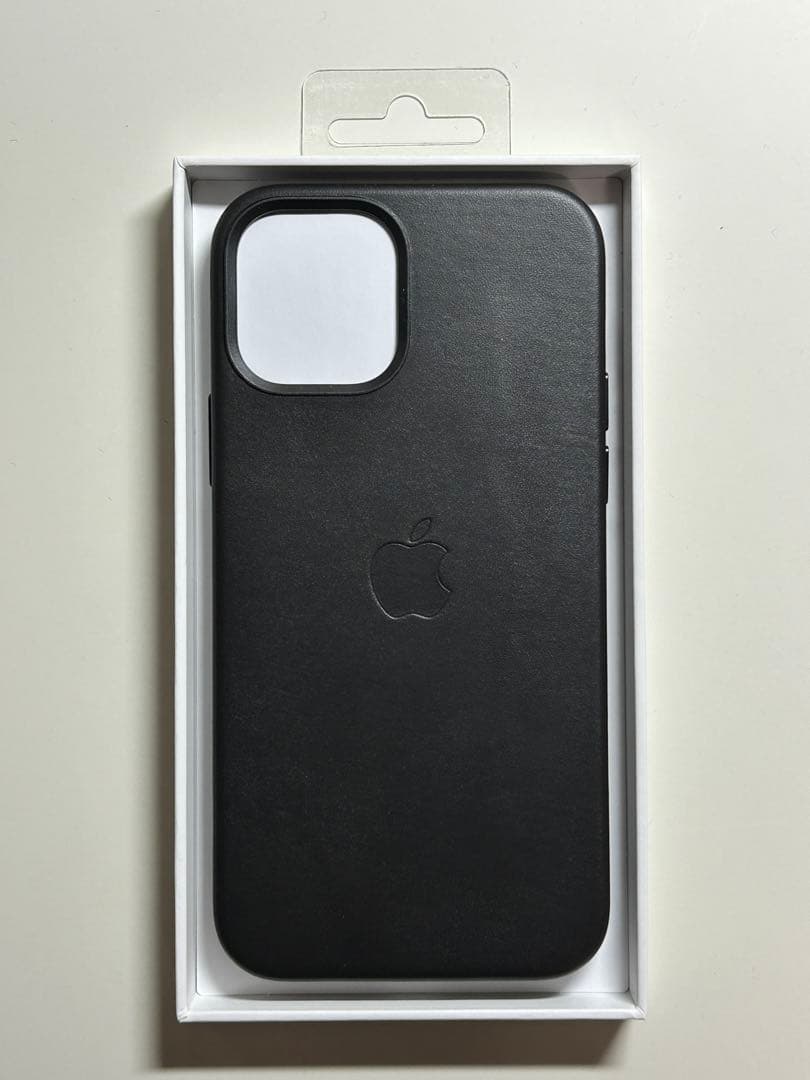 【新品】純正 iPhone 12 / 12 Pro レザーケース・ブラック③