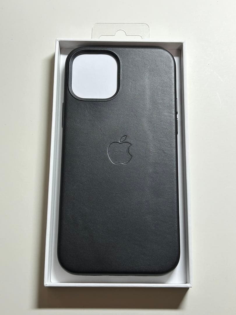 【新品】純正 iPhone 12 / 12 Pro レザーケース・ブラック③