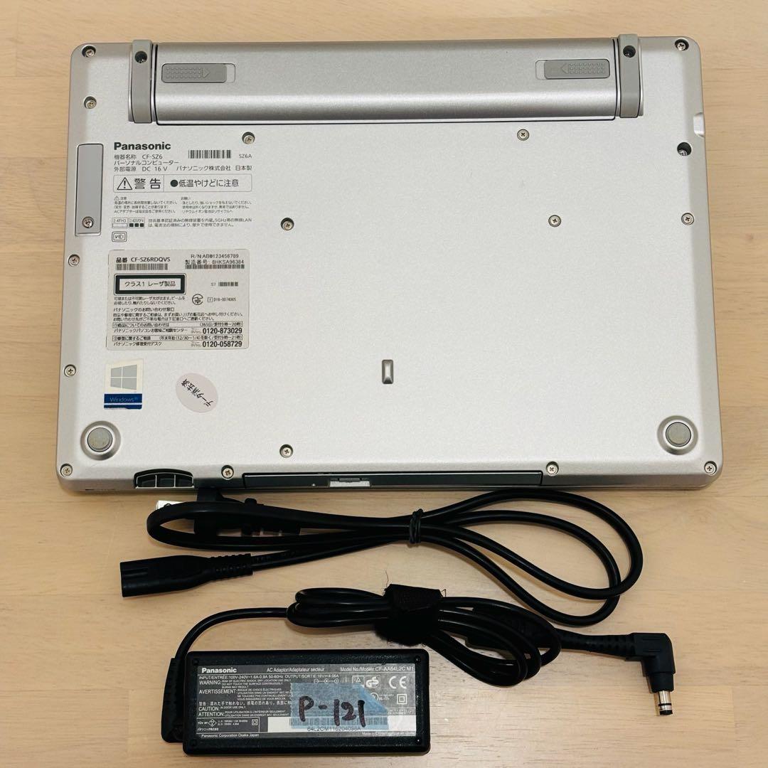 レッツノート PC Windows11 SSD DVD オフィス付き P-121