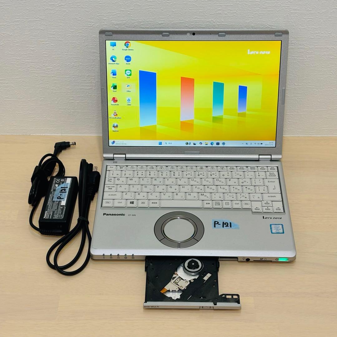 レッツノート PC Windows11 SSD DVD オフィス付き P-121