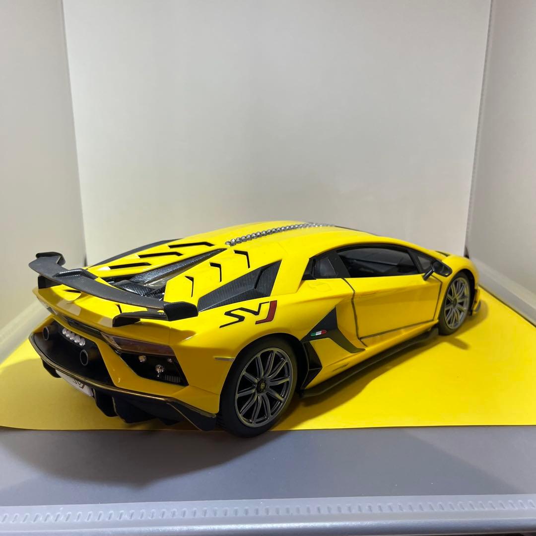 1/14 ランボルギーニ　アヴェンタドール SVJ イエロー　カスタム