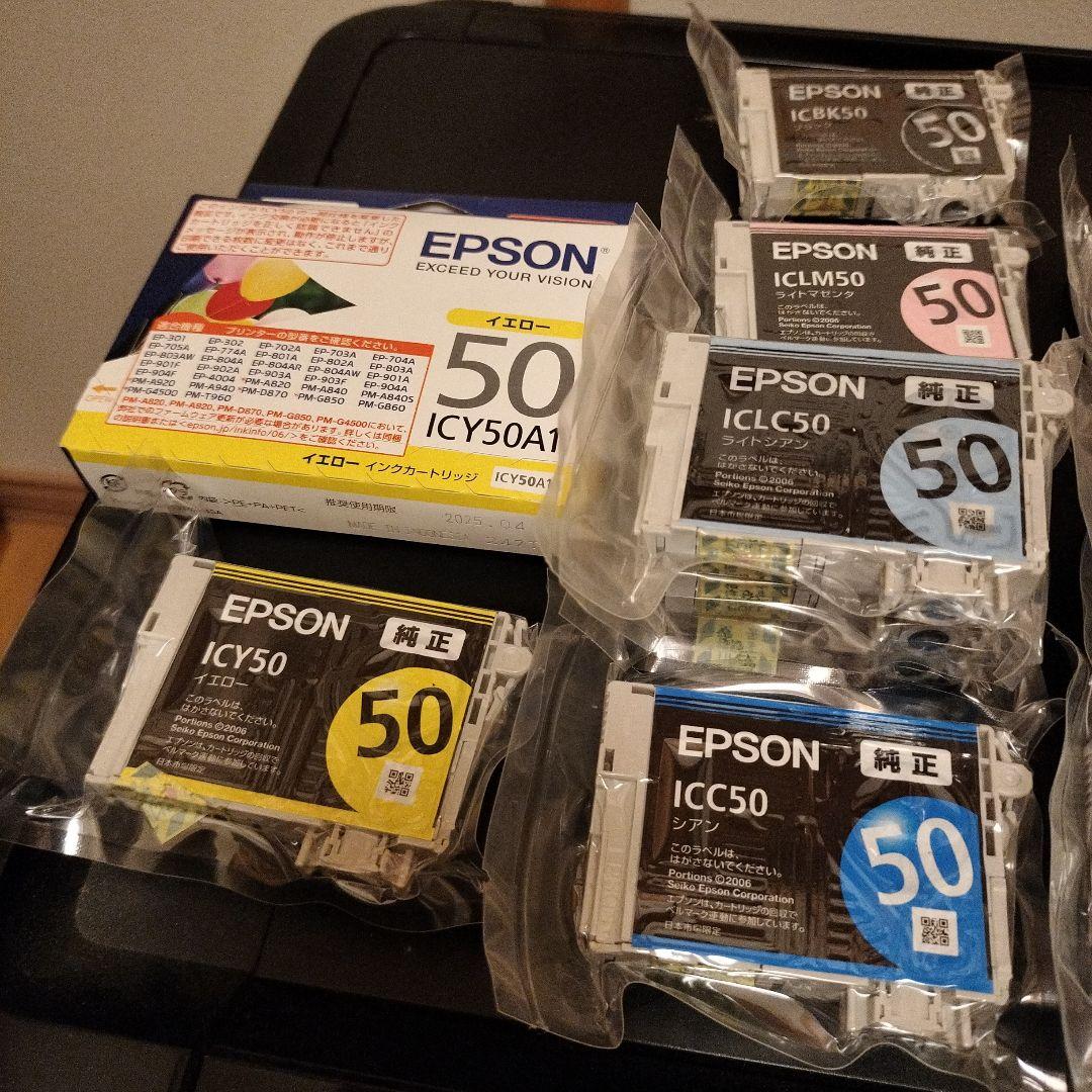 エプソン　ep-803A ジャンク　　IC6CL50　純正インク