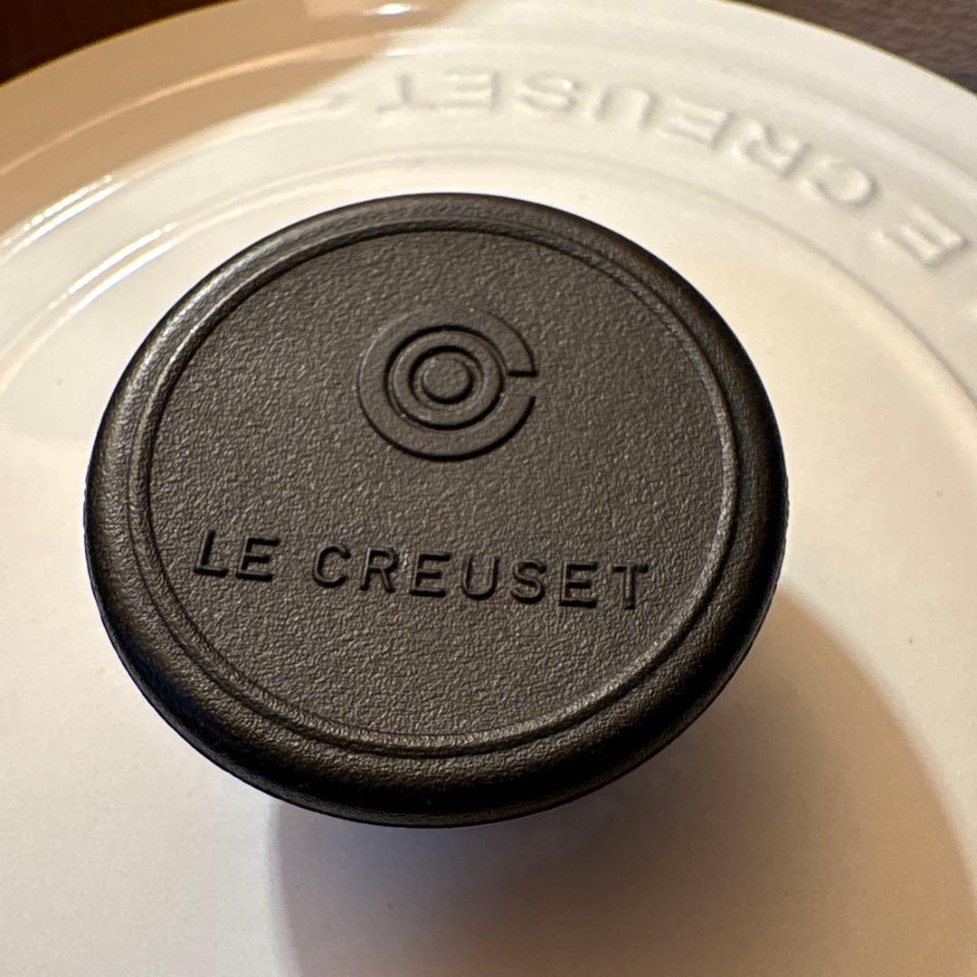 ルクルーゼ ココットロンド 両手鍋　ホワイト　18cm