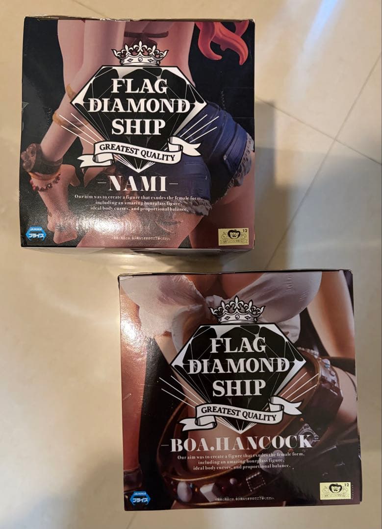 ワンピース FLAG DIAMOND SHIP ハンコックナミ 2体セット
