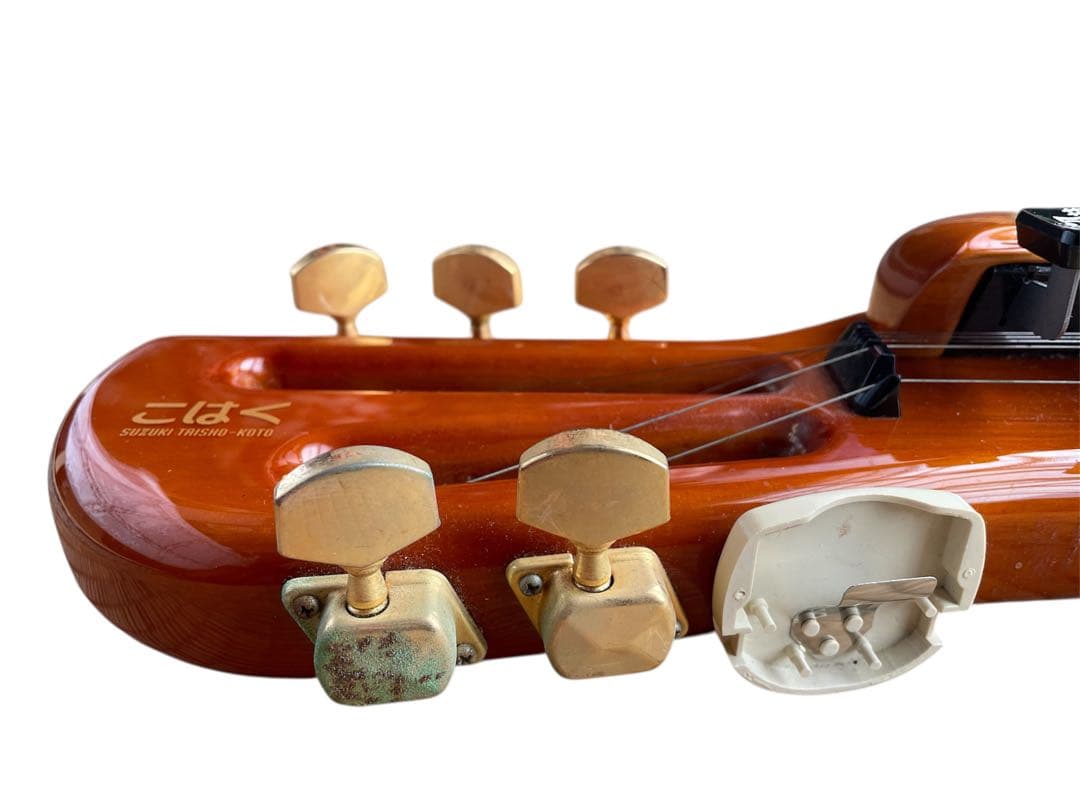 付属品多数　電気大正琴　スズキ　こはく　ソプラノ　ケース　アンプ　調律機付き