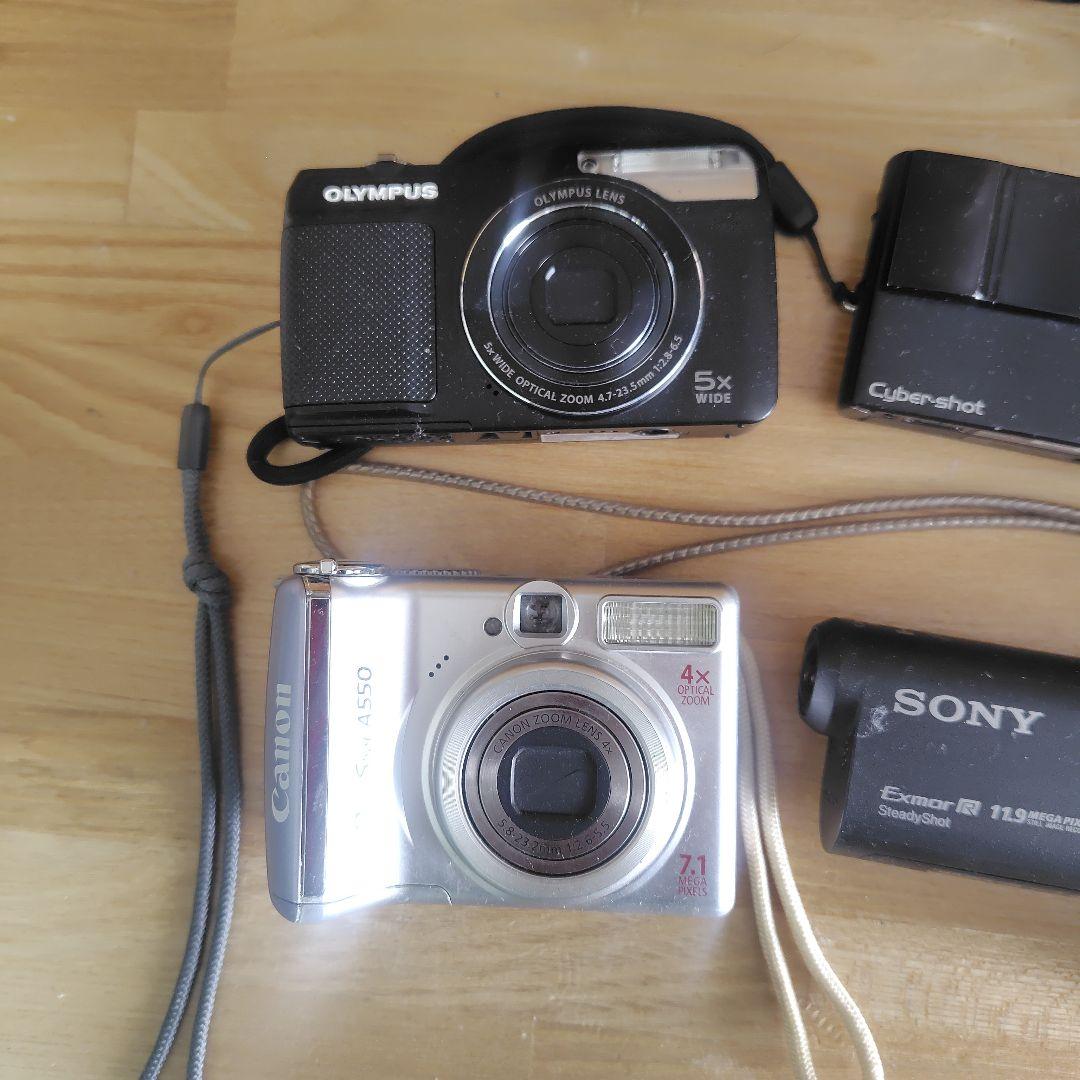 デジカメと動画カメラのまとめ売り10台