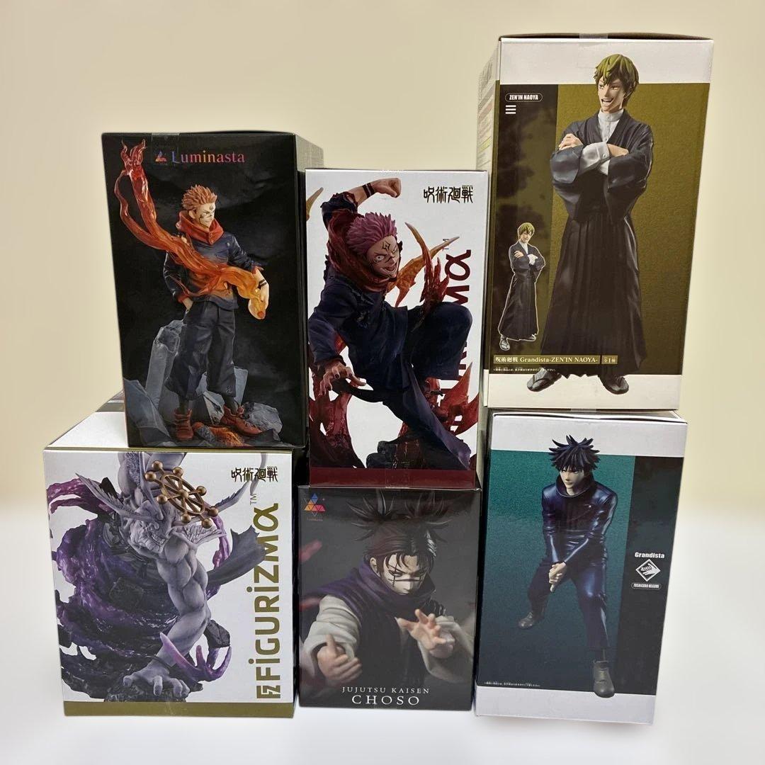 【新品未開封】呪術廻戦 フィギュア6体 宿儺 魔虚羅 伏黒 直哉 脹相