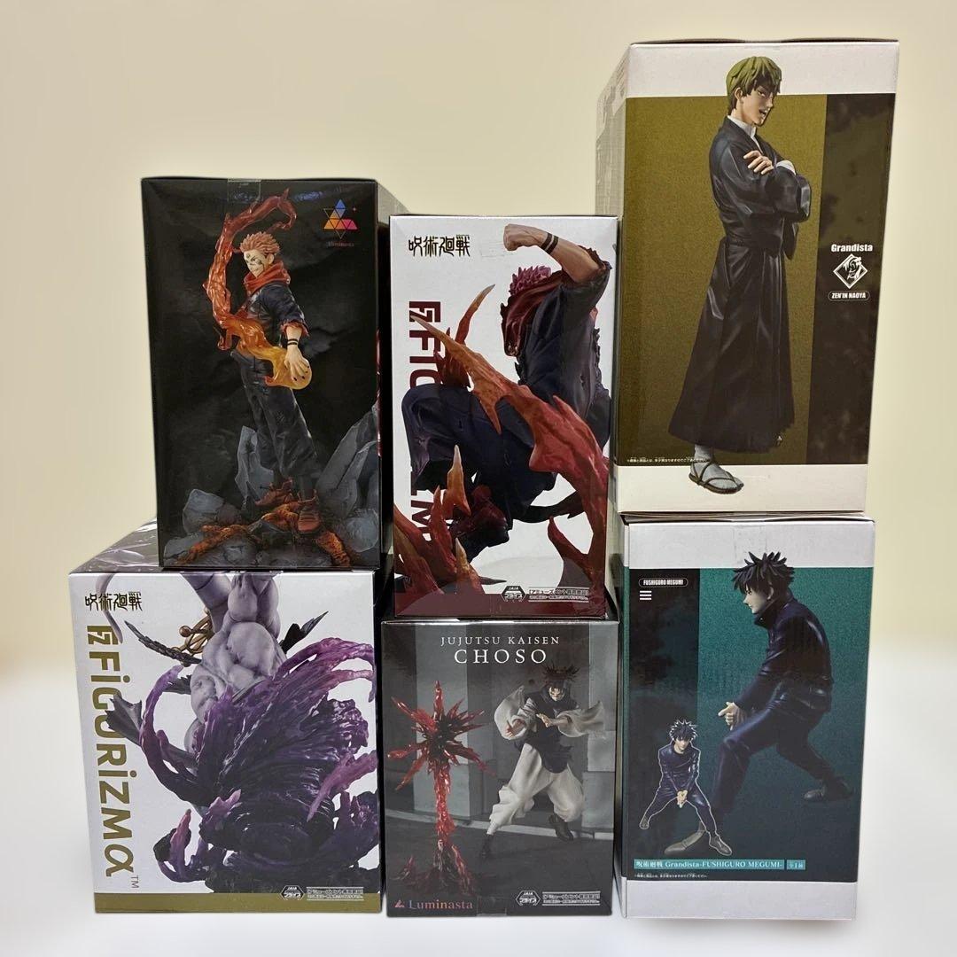 【新品未開封】呪術廻戦 フィギュア6体 宿儺 魔虚羅 伏黒 直哉 脹相