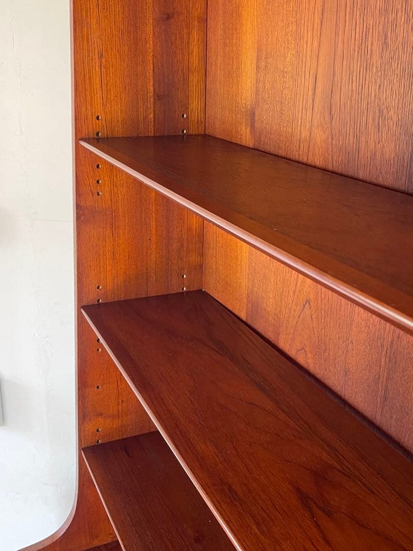 北欧 デンマーク ヴィンテージ チーク オイルフィニッシュ ブックシェルフ